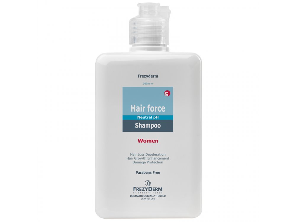 Frezyderm Hair Force Shampoo Women Σαμπουάν για την Γυναικεία Τριχόπτωση, 200ml