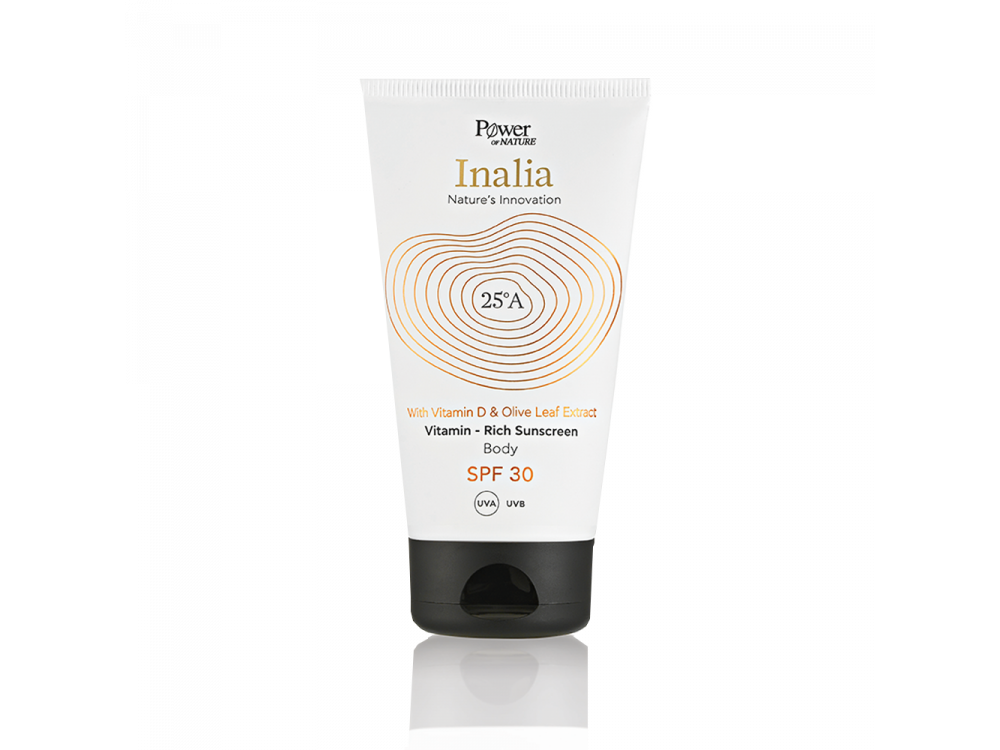 Power Health Inalia Vitamin - Rich Sunscreen Cream Body SPF 30, Αντηλιακή Κρέμα Σώματος Υψηλής Προστασίας, 150ml