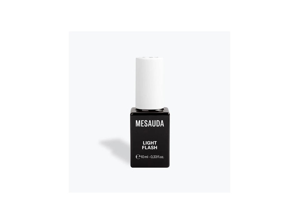 Mesauda Light Flash, Glass Effect Top Coat, 10ml