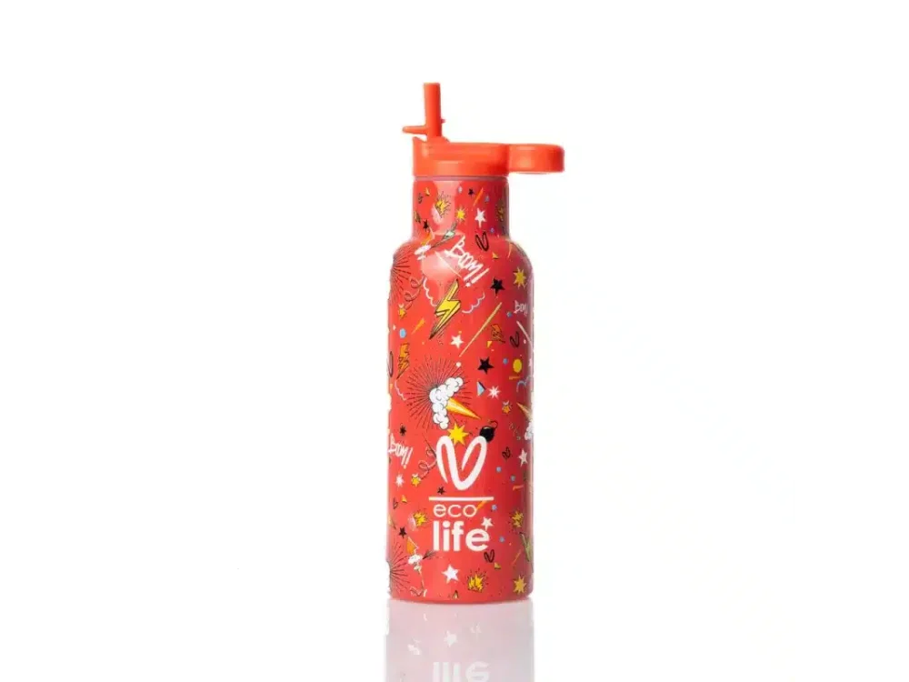 Eco Life x Vasiliki Spitha Ανοξείδωτο Παγούρι Θερμός, 500ml