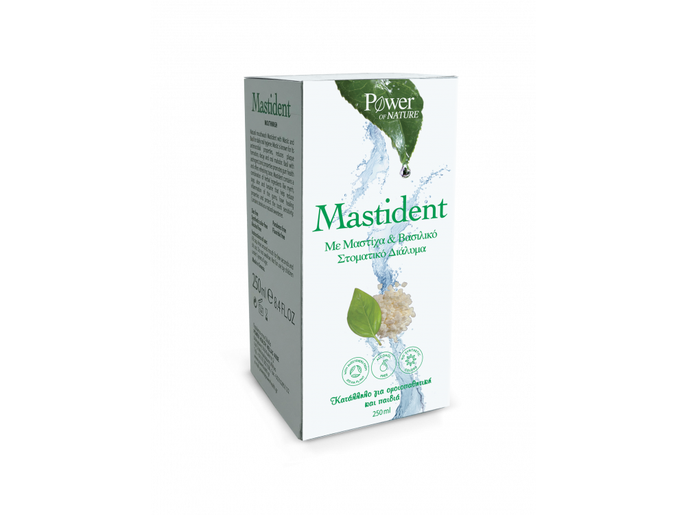 Power Health Mastident, Στοματικό Διάλυμα με Μαστίχα & Βασιλικό 250ml