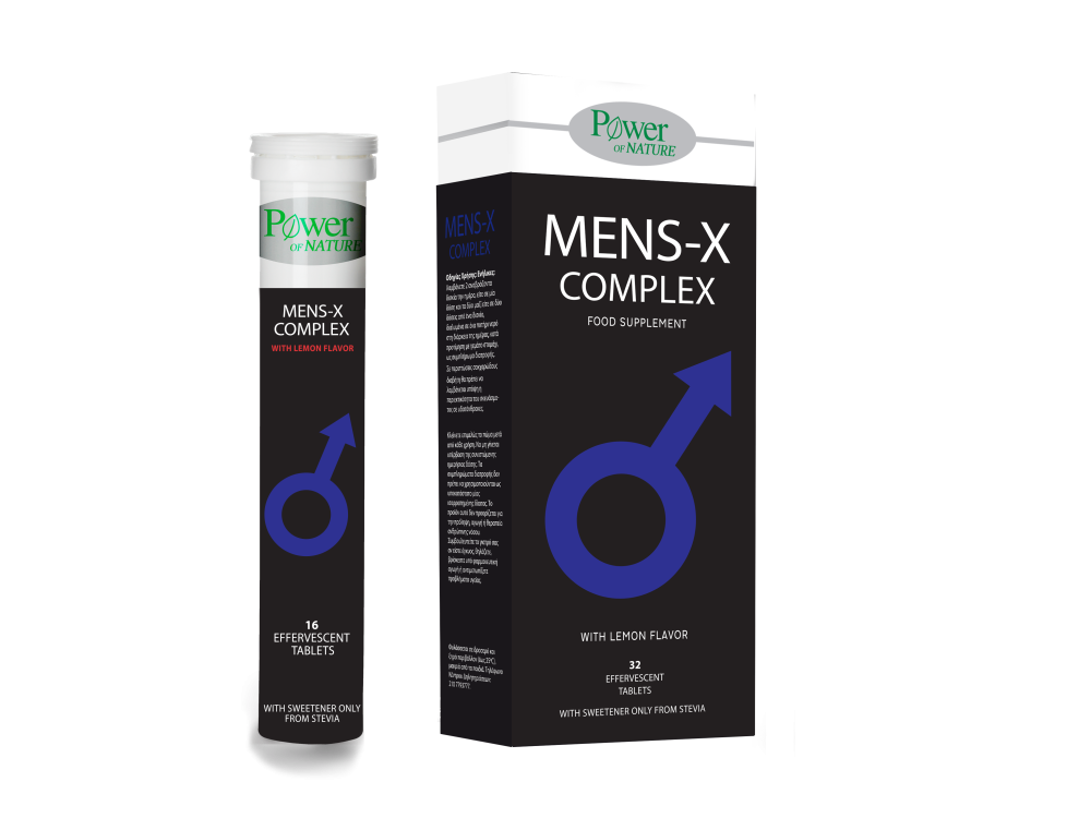 Power Health Mens X Complex με Stevia, Γεύση Λεμόνι, 32 Aναβρ.Δισκία