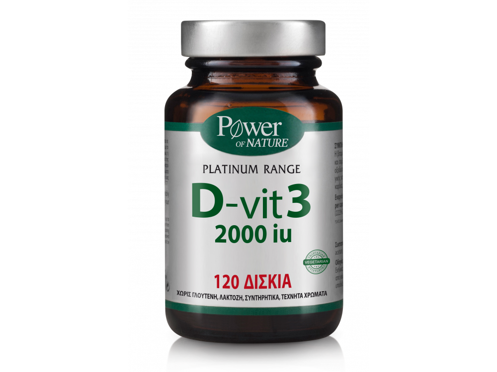 Power Health Platinum Range D-Vit 3 2000iu, 120 tabs