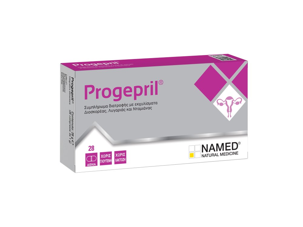 Named Progepril 28tabs Συμπλήρωμα Διατροφής για την Αντιμετώπιση των Διαταραχών του Εμμηνορροϊκού Κύκλου, 28tabs