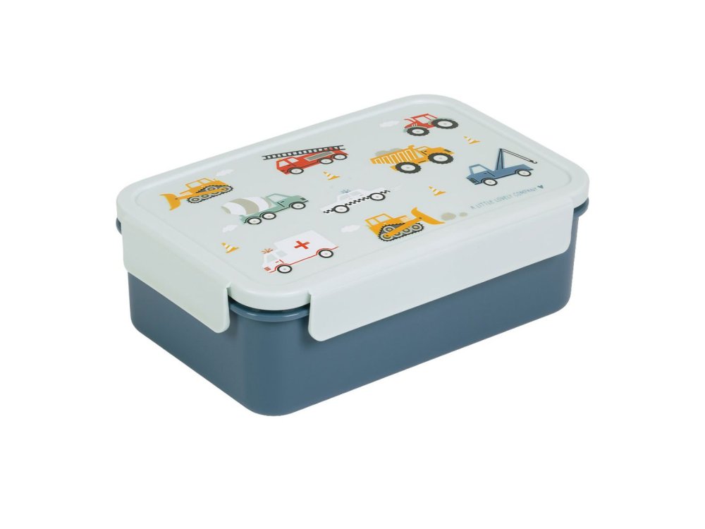 A Little Lovely company, Δοχείο φαγητού Bento Lunch box Vehicles, 1τμχ