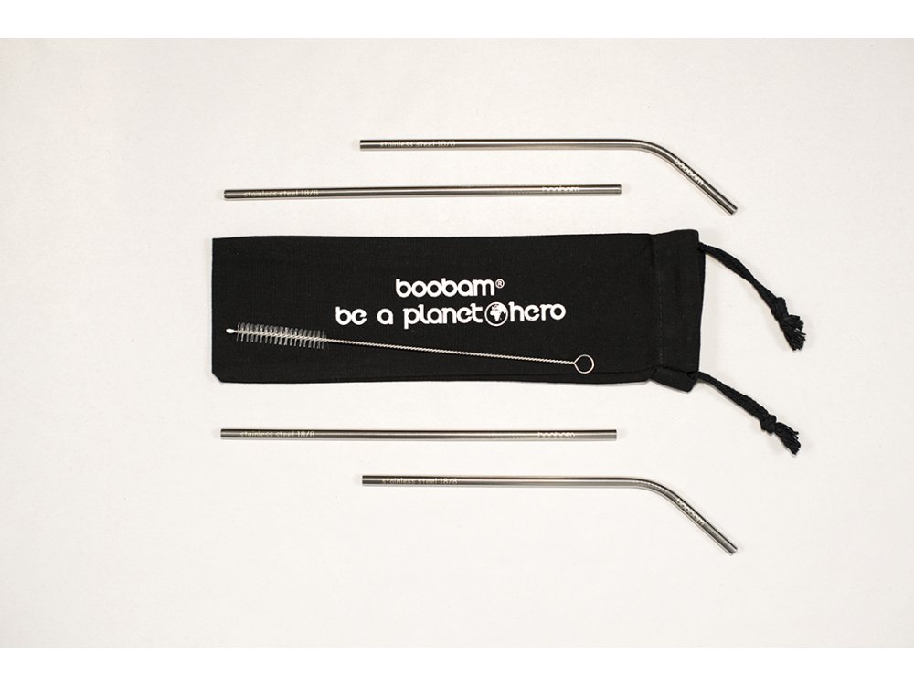 Boobam Straw Metal