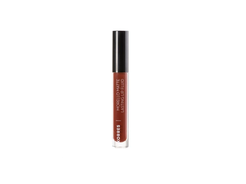 Korres Morello Matte Lasting Lip Fluid-60 Chestnut, Υγρό Ματ Κραγιόν, 3,4ml