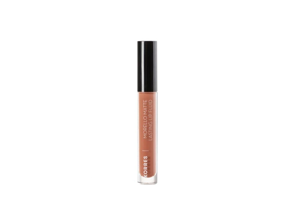 Korres Morello Matte Lasting Lip Fluid-07 Tinted Nude, Υγρό Ματ Κραγιόν, 3,4ml