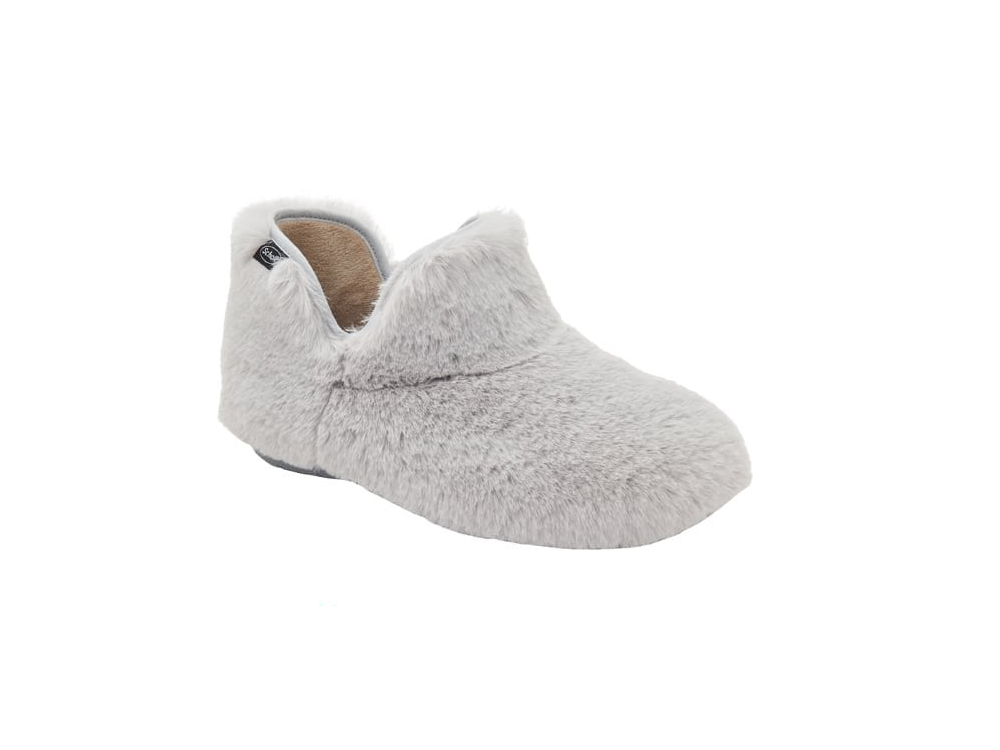 Scholl Shoes Molly Bootie Grey Γυναικεία Ανατομική Παντόφλα, No37