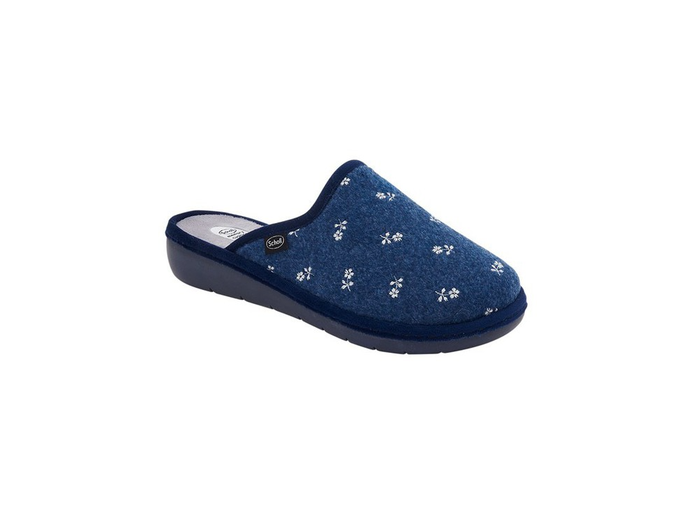 Scholl Lauren Navy Blue Γυναικεία Ανατομική Παντόφλα, Νο39