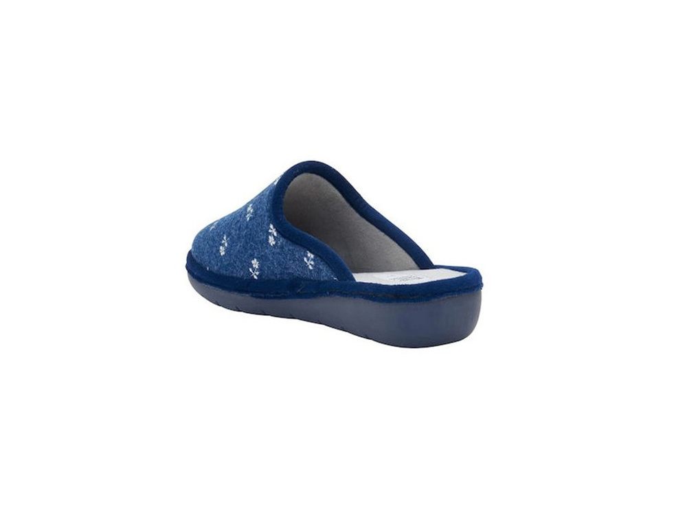 Scholl Lauren Navy Blue Γυναικεία Ανατομική Παντόφλα, Νο39