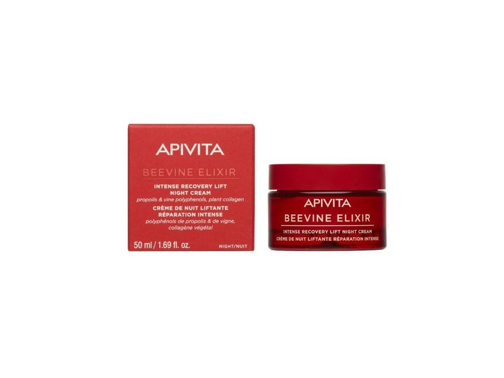 Apivita Beevine Elixir Ιntense Recovery Lift Night Cream Κρέμα Νύχτας Εντατικής Επανόρθωσης & Lifting, 50ml