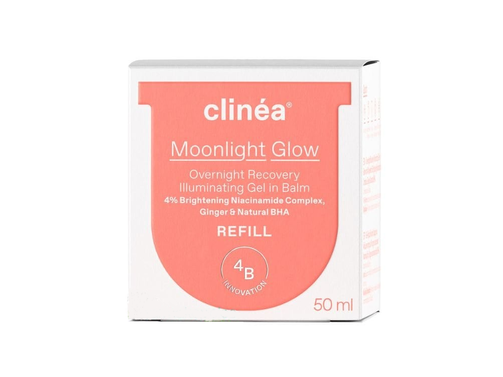 Clinea Moonlight Glow Refill Gel Κρέμα Νύχτας Λάμψης & Αναζωογόνησης, 50ml