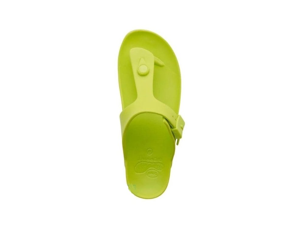 Scholl Bahia Flip- Flop Lime Green, Γυναικείο Ανατομικό Σανδάλι, Nο37