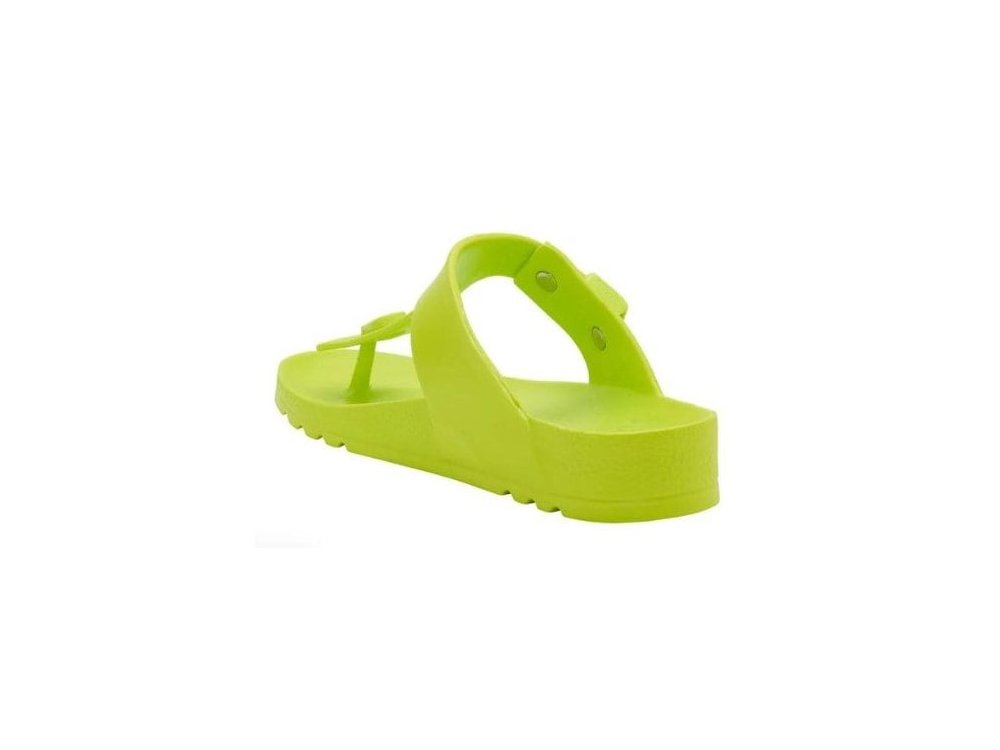 Scholl Bahia Flip- Flop Lime Green, Γυναικείο Ανατομικό Σανδάλι, Nο41