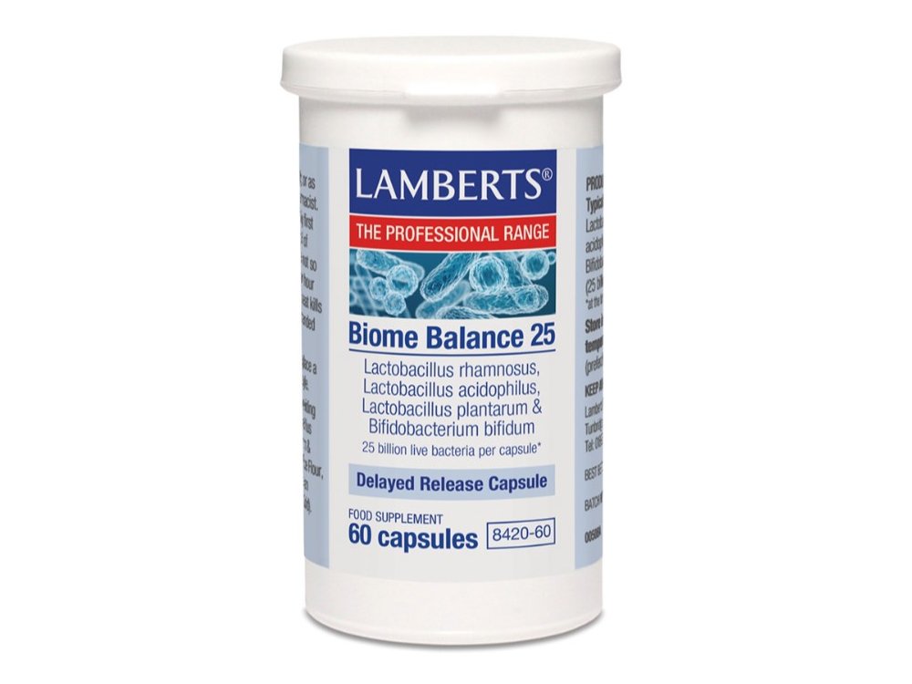 Lamberts Biome Balance 25 Συμπλήρωμα Διατροφής με Προβιοτικά, 60caps