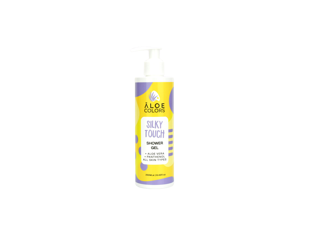 Aloe+Colors Silky Touch Shower Gel, Αφρόλουτρο για όλη την οικογένεια, 250ml