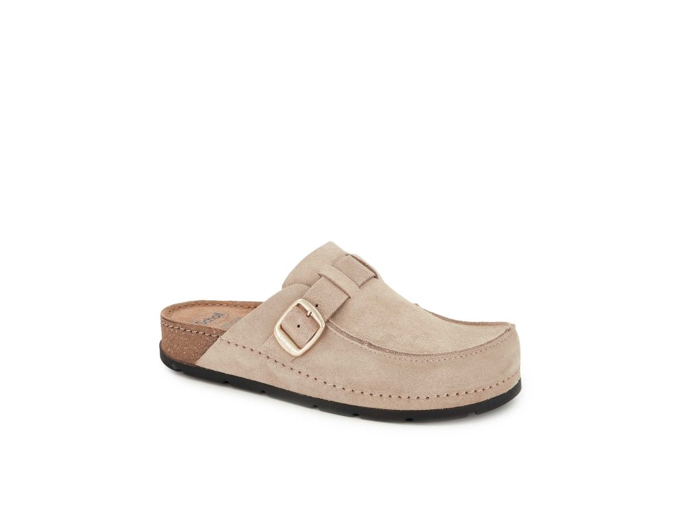 Scholl Bora Moccasin Beige, Ανατομικά Μοκασίνια, Χρώμα Μπέζ, Νο38