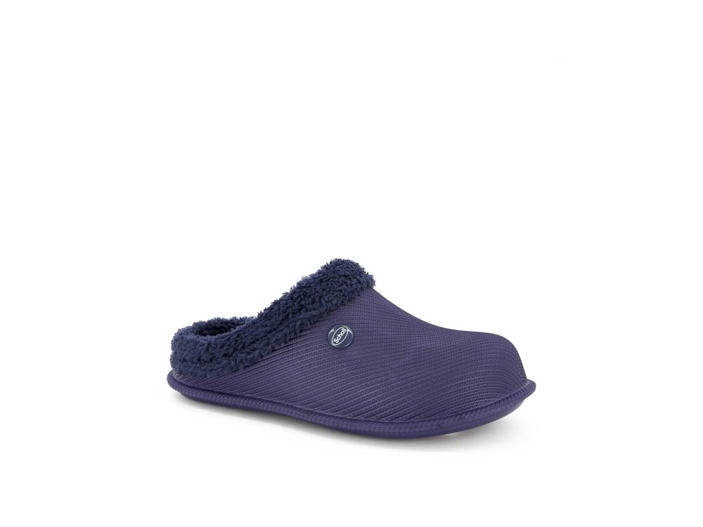 Scholl Neeva Navy blue, Ανατομικές Παντόφλες, Χρώμα σκούρο Μπλέ, Νο38-39