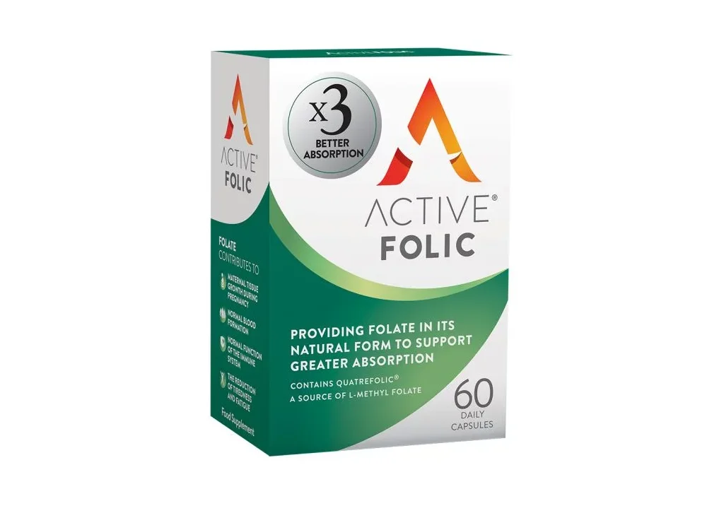 Bionat Active Folic με Φυλλικό Οξύ, 60caps