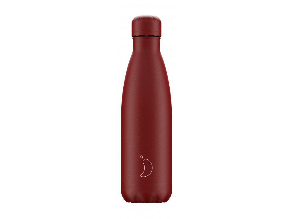 Chillys Ανοξείδωτος Θερμός, All Matte Red, 500ml