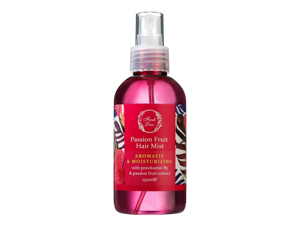 Fresh Line Passion Fruit Hair Mist, Αρωματικό Spray Μαλλιών με προβιταμίνη Β5, 150ml