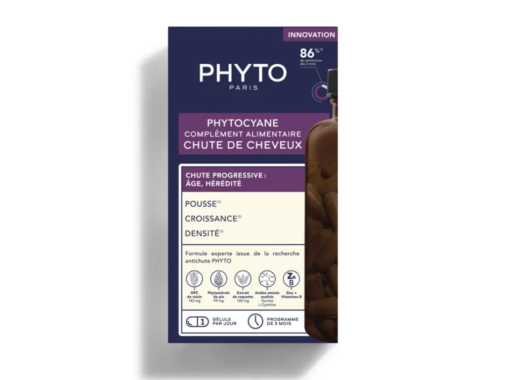 Phyto Phytocyane Συμπλήρωμα Διατροφής για την Προοδευτική Τριχόπτωση, 84 Κάψουλες