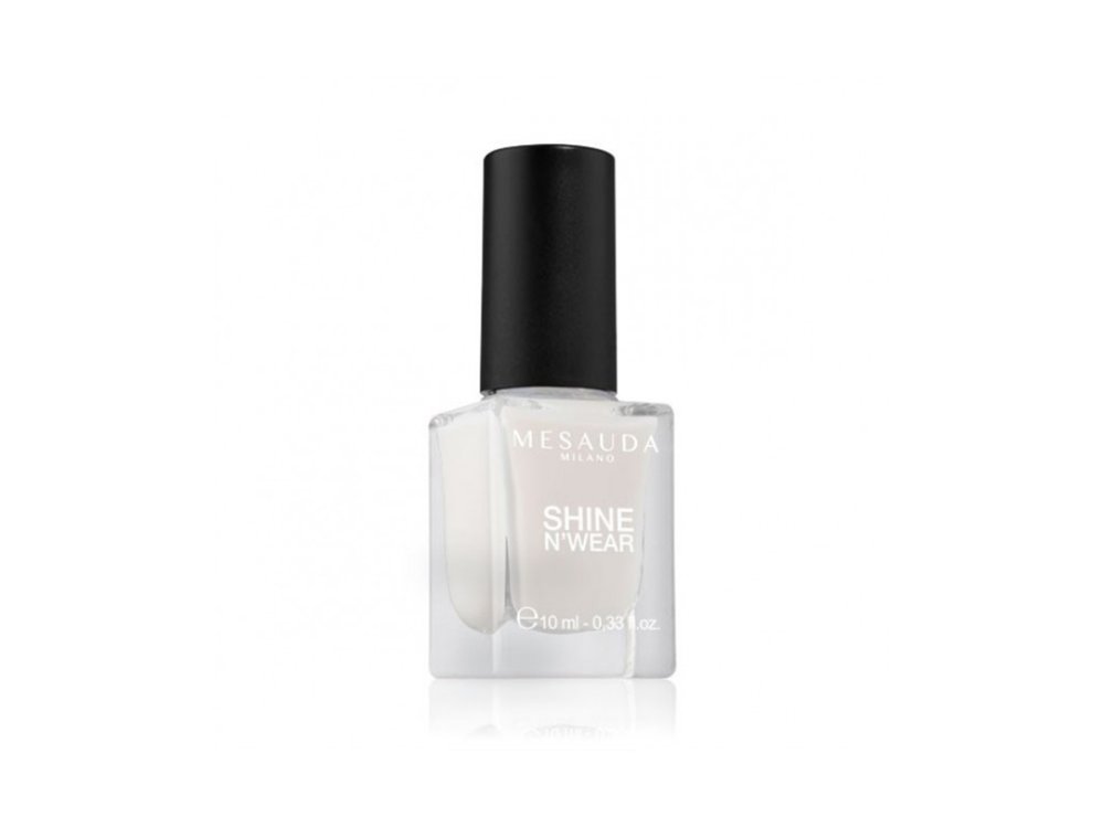 Mesauda Shine N’Wear Nail Polish, 234 Milky White, 10ml