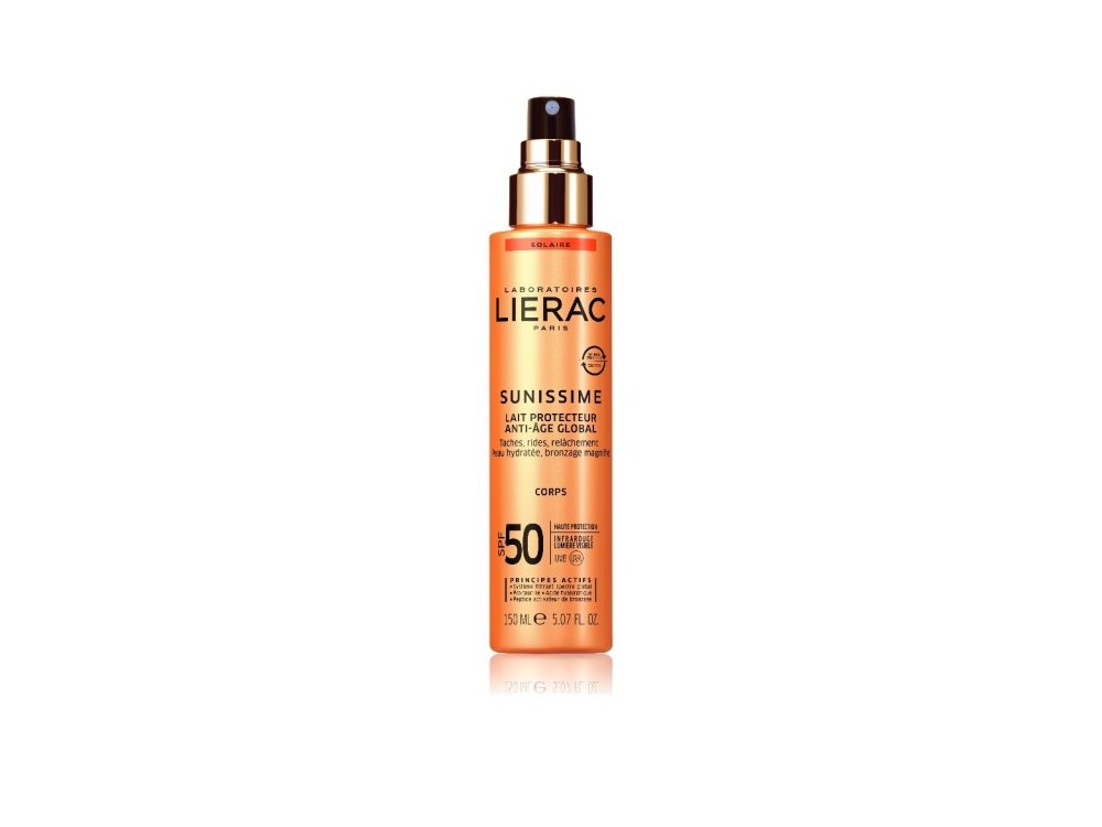 Lierac Sunissime Lait Protecteur Energisant Anti-Age Global SPF50 Aντηλιακό Γαλάκτωμα Σώματος ολικής αντιγήρανσης, 150ml