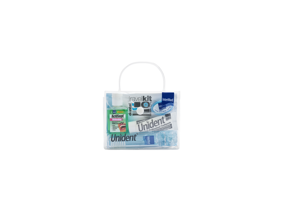 InterMed Unident Dental Travel Kit, Οδοντικό Πρακτικό Κιτ Ταξιδιού