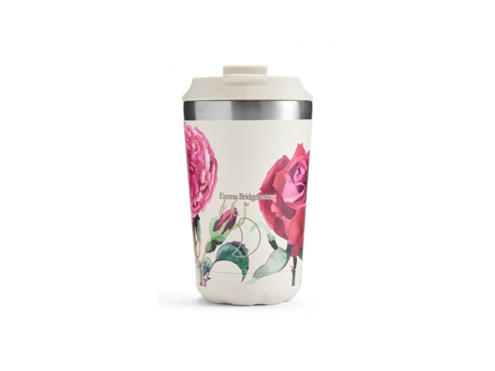 Chillys Ανοξείδωτο Ποτήρι Καφέ, Coffee Cup, E.B Roses, 340ml