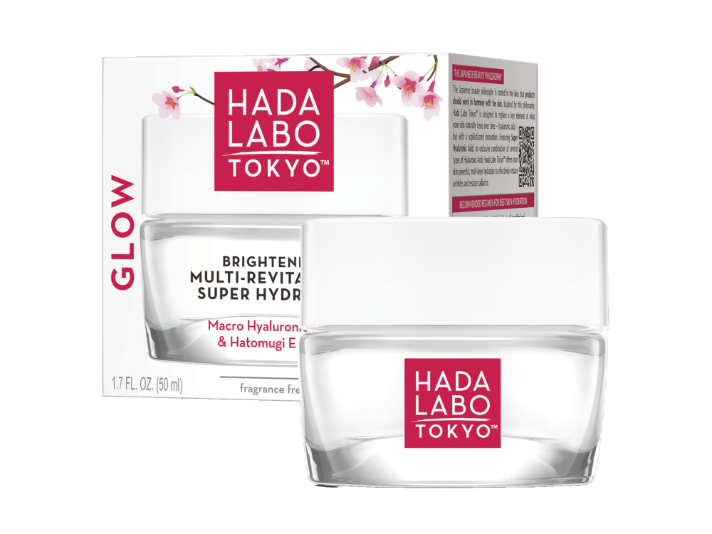 Hada Labo Glow Brightening Multi-Revitalizer Super Hydrogel, Ενυδατική Κρέμα Προσώπου Ημέρας & Νύχτας, 50ml