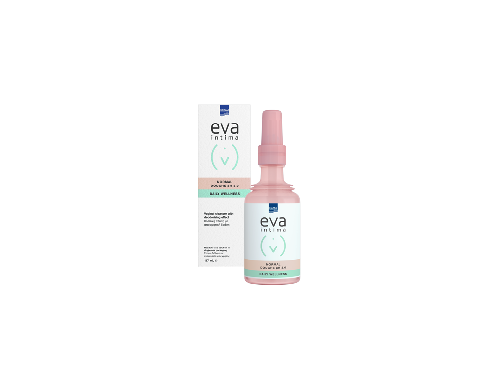 InterMed Eva Intima Normal Douche Daily Wellness, Κολπική Πλύση για τον Αποτελεσματικό Καθαρισμό, 147ml