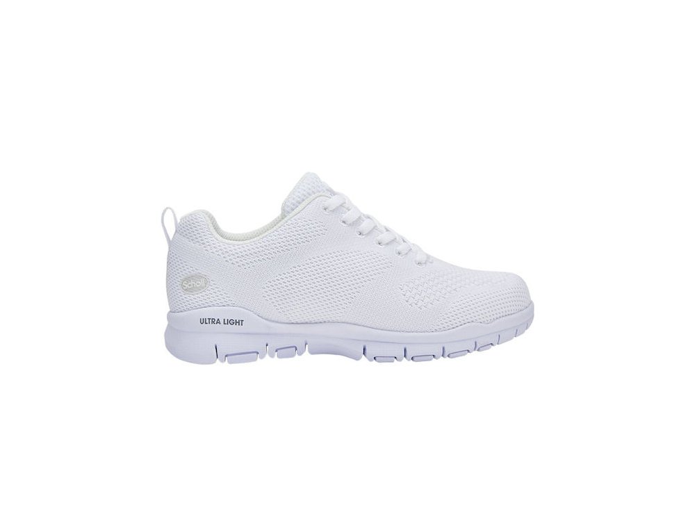 Scholl Jump Laces White, Γυναικεία Ανατομικά Παπούτσια, Νο40