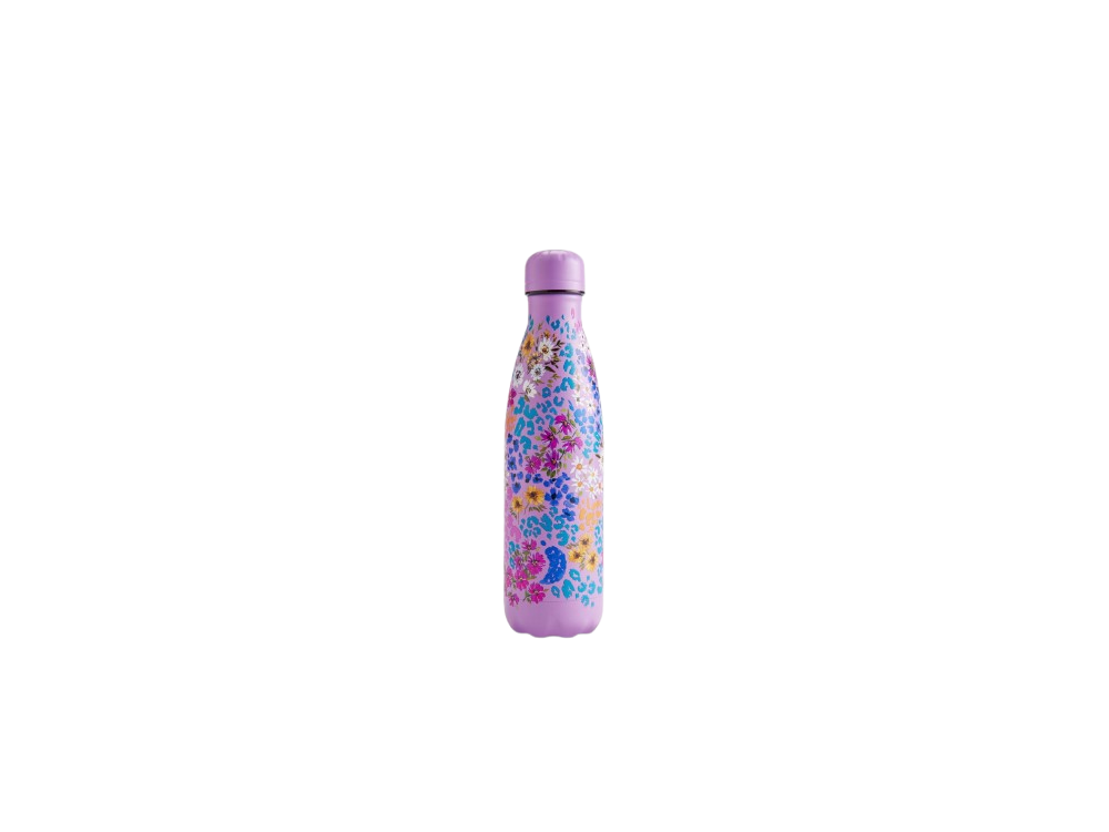 Chillys Ανοξείδωτος Θερμός, Floral Leopard Blossom, 500ml