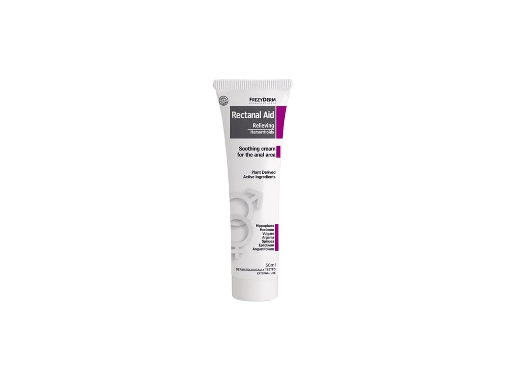 Frezyderm Rectanal Aid Cream Καταπραϋντική Κρέμα για την ανακούφιση των Αιμορροΐδων, 50ml