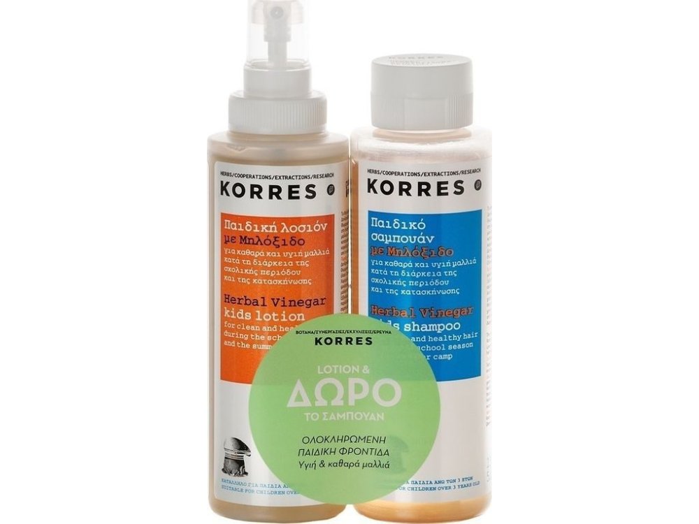 Korres Set Αντιφθειρική Λοσιόν Με Μηλόξιδο 150ML + Δώρο Σαμπουάν Με Μηλόξιδο 150ml