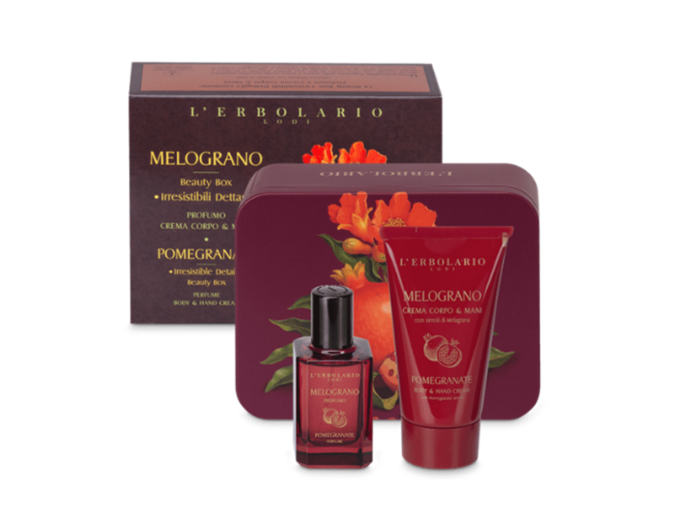 L’Erbolario Melograno Beauty Box Irresistibili Άρωμα, 30ml & Κρέμα Σώματος & Χεριών, 75ml