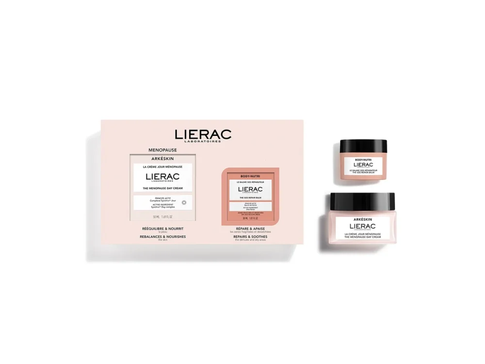 Lierac Arkeskin Σετ για την Εμμηνόπαυση με The Menopause Day Cream Κρέμα Ημέρας, 50ml & Body-Nutri The SOS Repair Balm Βάλσαμο Επανόρθωσης, 30ml