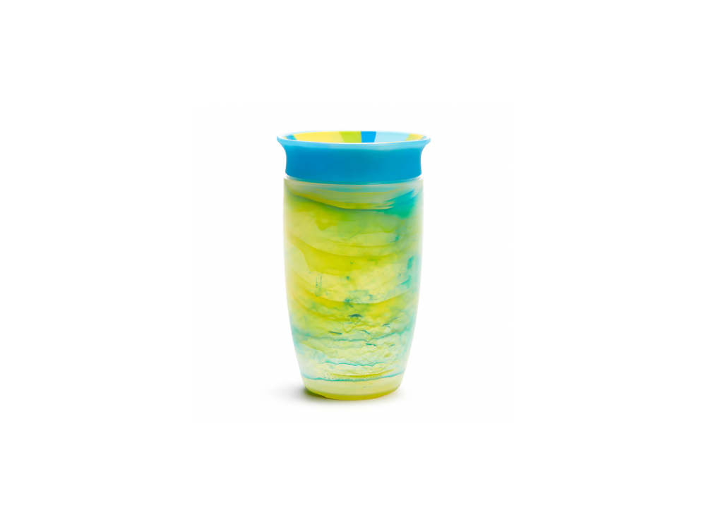 Munchkin Miracle 360 Sippy Tropical Swirl, Εκπαιδευτικό Ποτήρι, 12m+, Χρώμα Πράσινο, 296ml