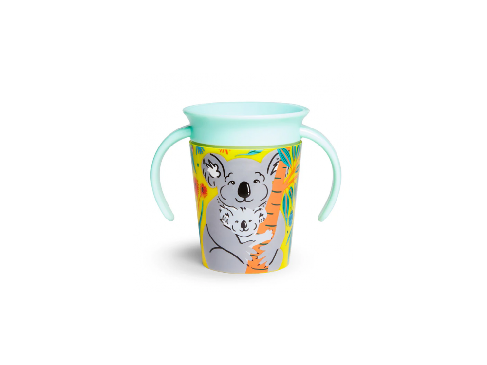 Munchkin Miracle 360° Sippy Cup 6m+ Koala, Εκπαιδευτικό Κύπελλο-Ποτήρι με καπάκι, 177ml