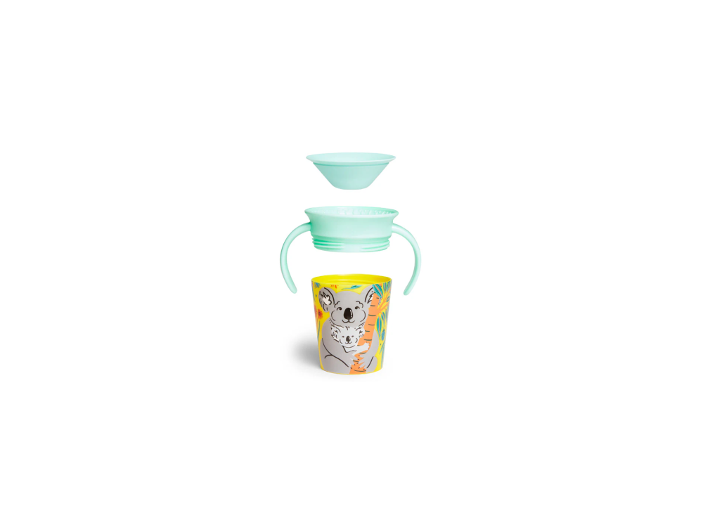 Munchkin Miracle 360° Sippy Cup 6m+ Koala, Εκπαιδευτικό Κύπελλο-Ποτήρι με καπάκι, 177ml