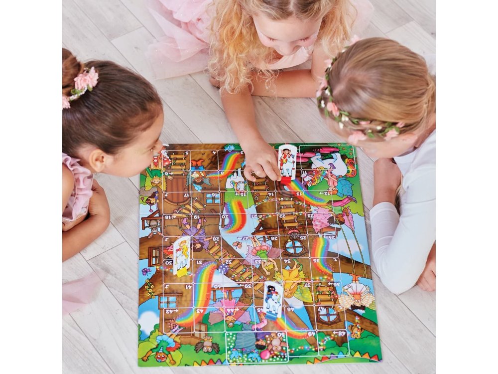 Orchard Toys Fairy Snakes & Ladders, Επιτραπέζιο “Μαγικό φιδάκι και Γκρινιάρης”, Ηλικίες 5-9 ετών