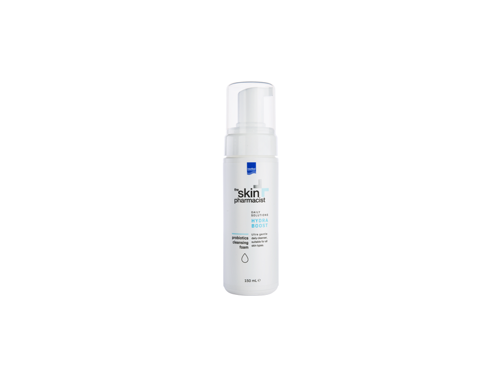 InterMed Skin Pharmacist Hydra Boost Probiotics Cleansing Foam, Καθαριστικός Αφρός Προσώπου, 150ml