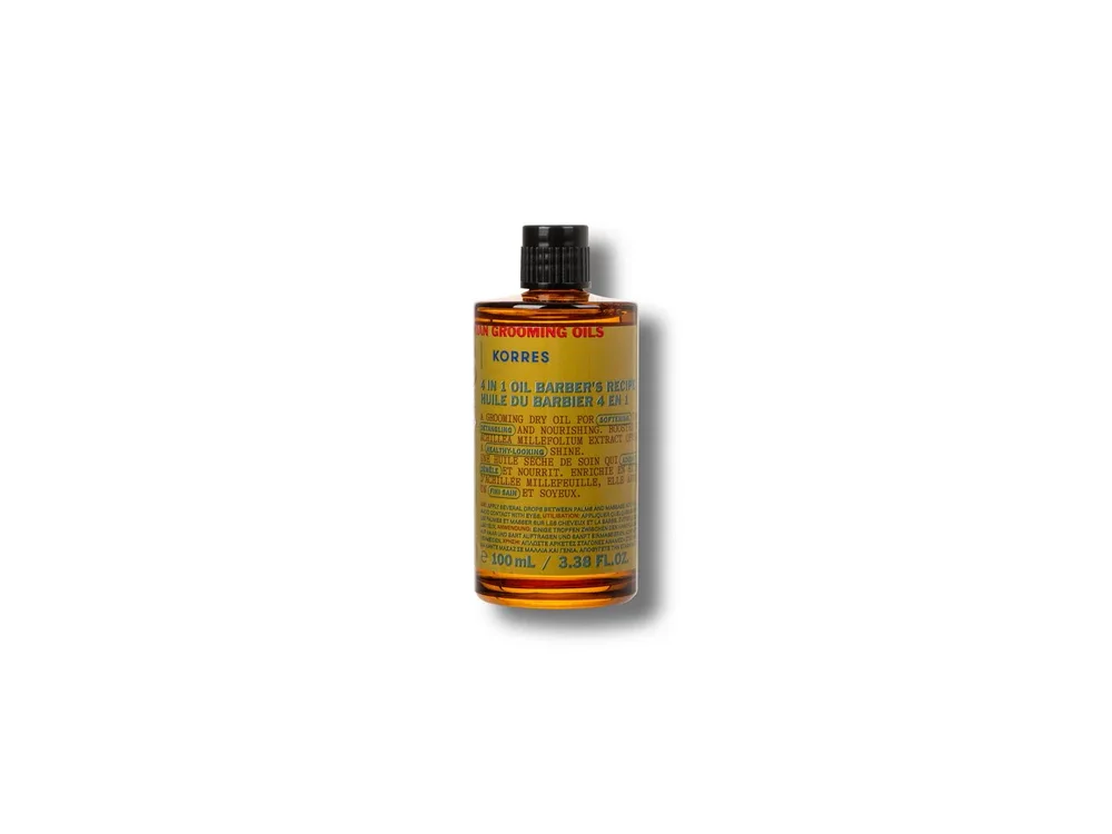 Korres Athenian Grooming, Ξηρό λάδι περιποίησης 4 σε 1 για Άνδρες, 100ml