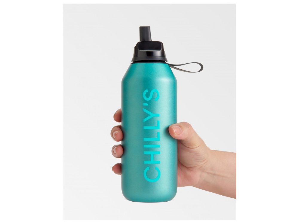 Chilly's S2 Flip Atlantis Bottle, Ανοξείδωτος Θερμός Για Υγρά, 500ml