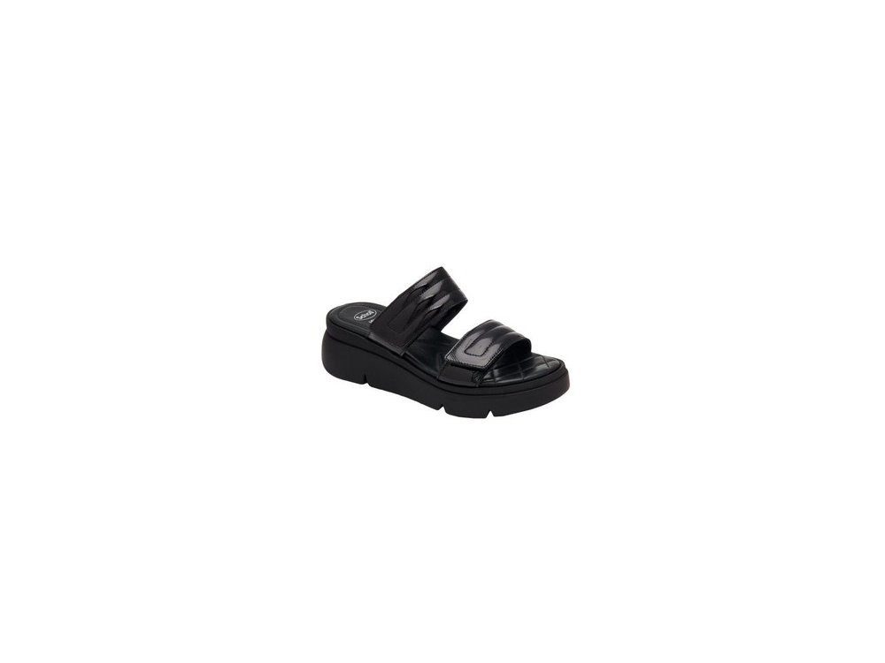 Scholl Bali 2 Straps, Γυναικείο Δερμάτινο Ανατομικό Σανδάλι Black, Νο40