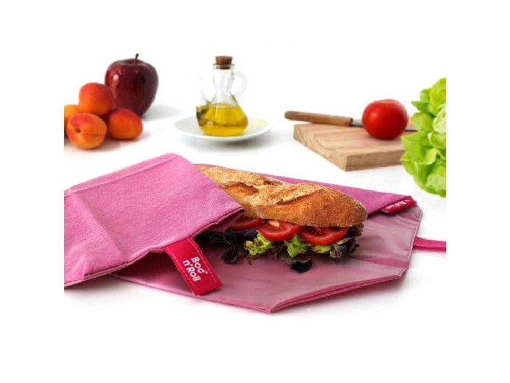 Boc N Roll Sandwich Wrap Violet, Θήκη μεταφοράς τροφίμων με στυλ, 1τμχ