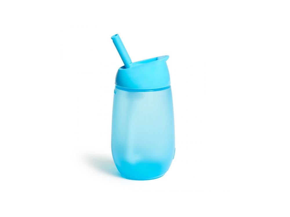 Munchkin Simple Clean Straw Cup Blue, Εκπαιδευτικό Κύπελλο με καλαμάκι, Μπλέ, 1τμχ