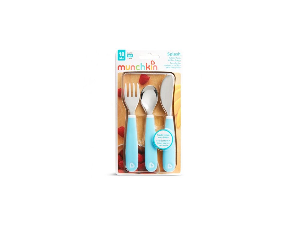 Munchkin Splash Cutlery, Μαχαιροπήρουνα, 18m+, 1σετ